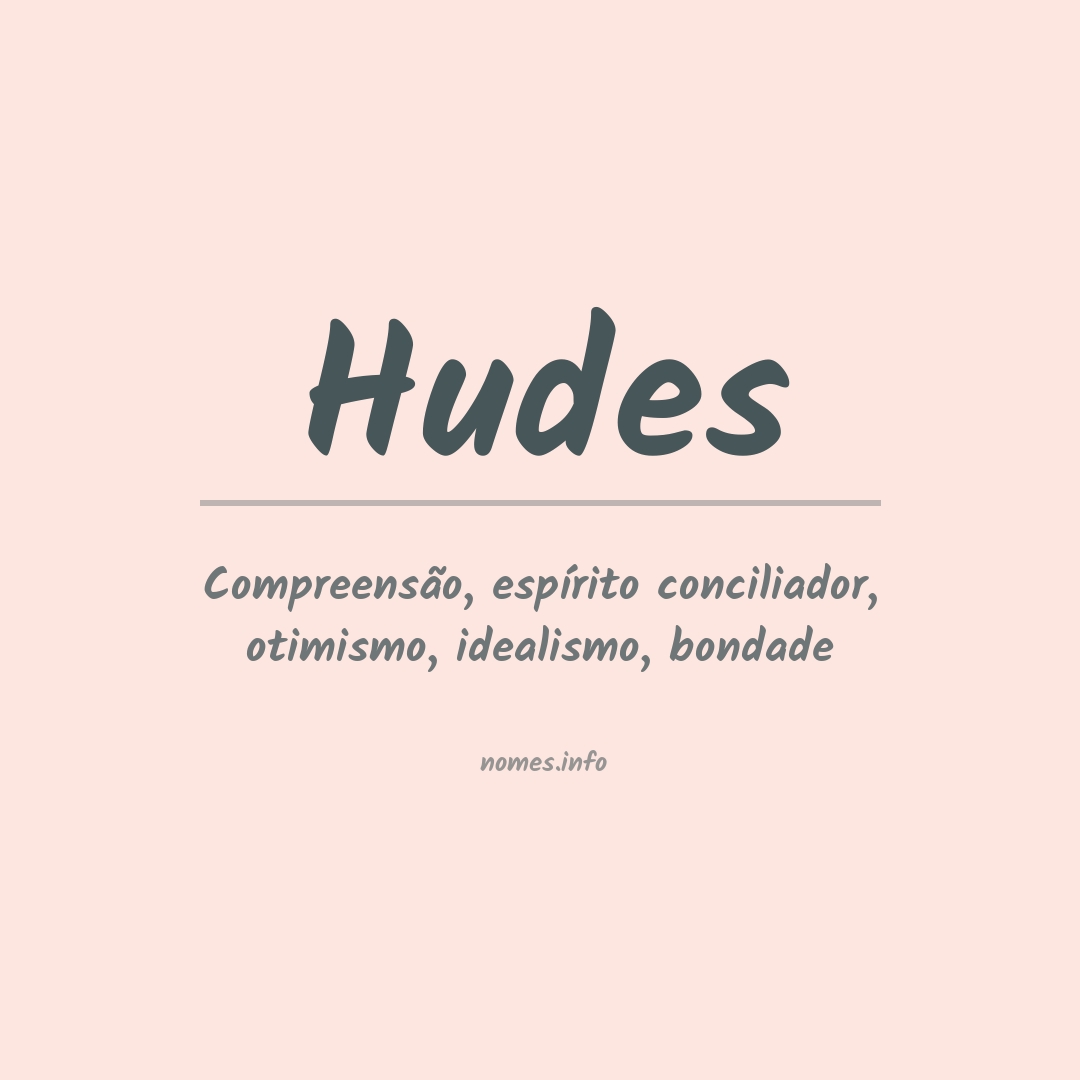 Significado do nome Hudes