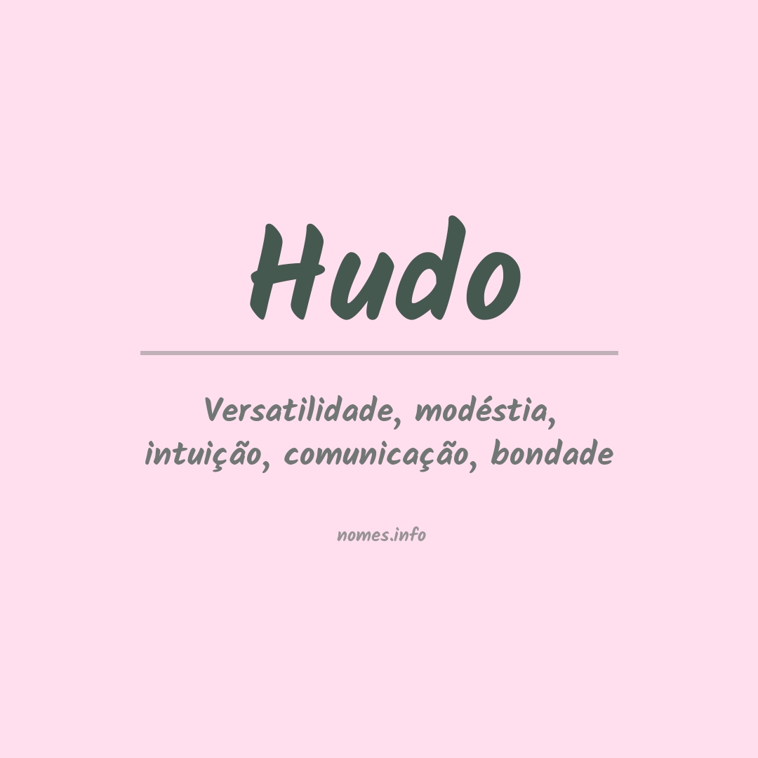 Significado do nome Hudo