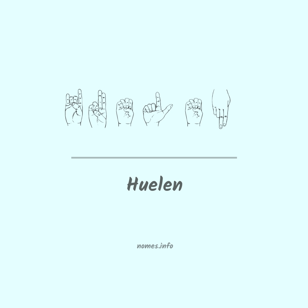 Huelen em Libras