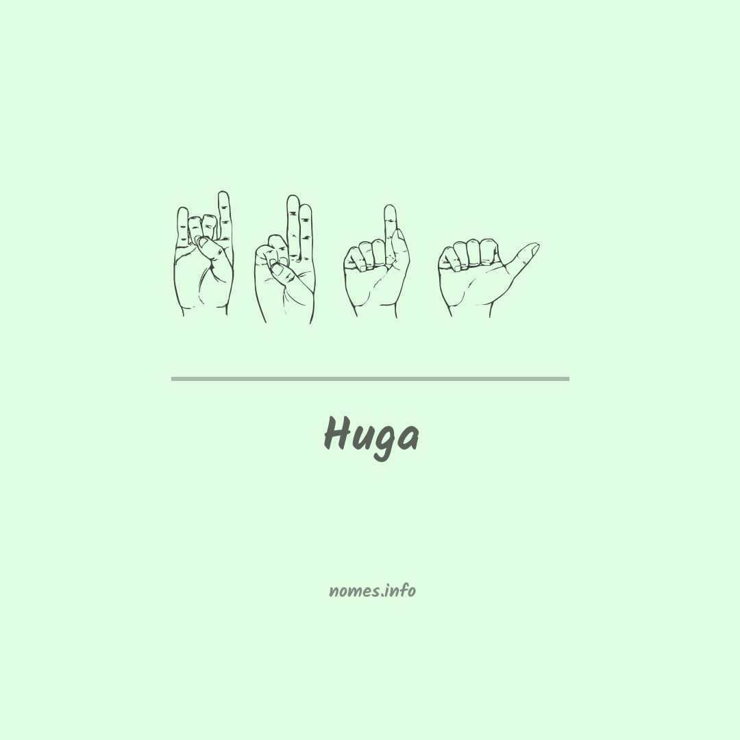 Huga em Libras