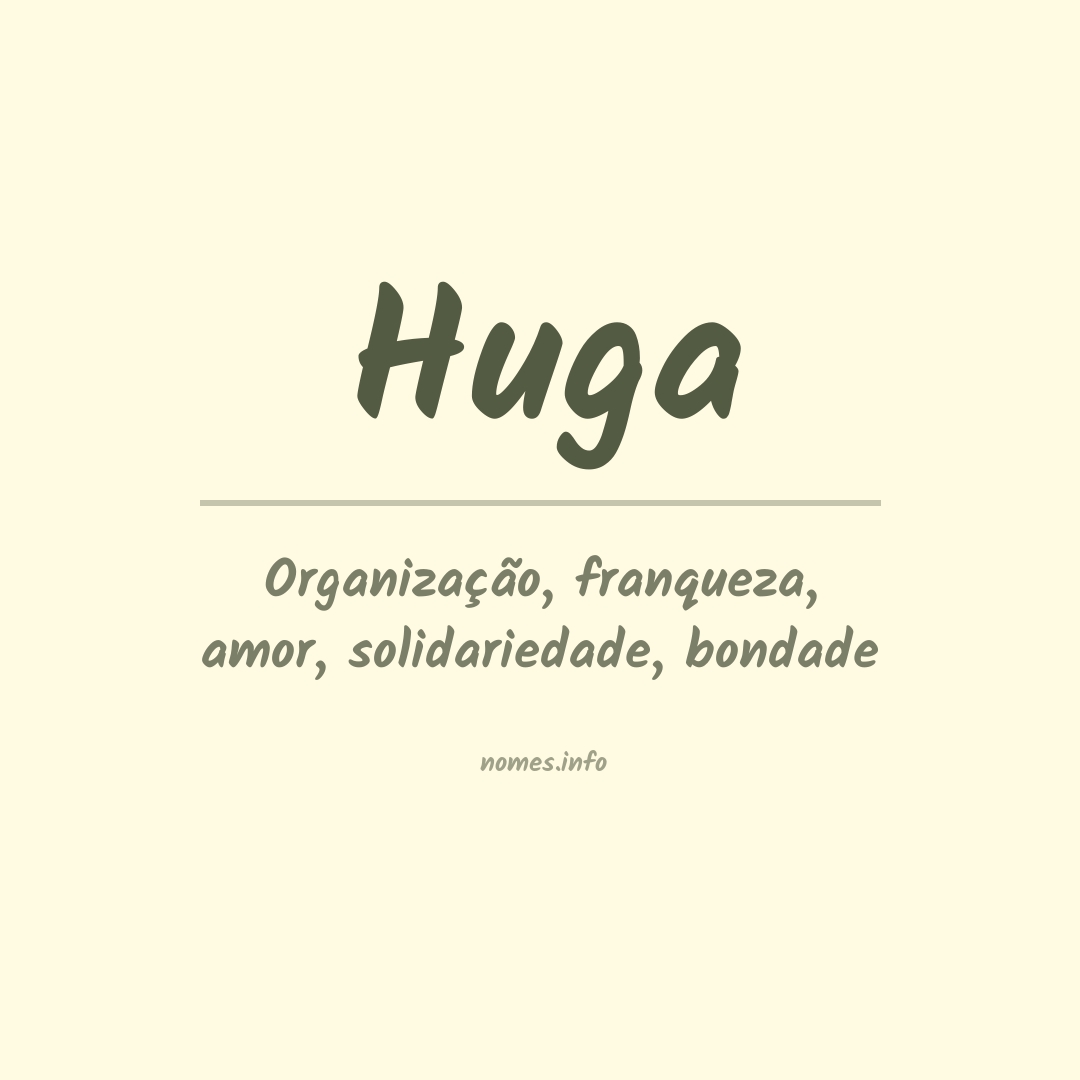Significado do nome Huga