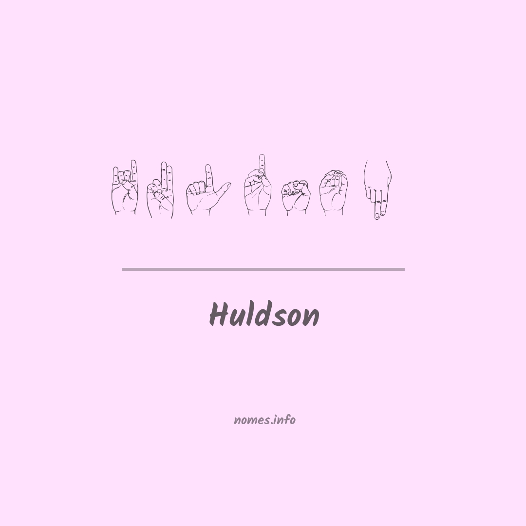 Huldson em Libras