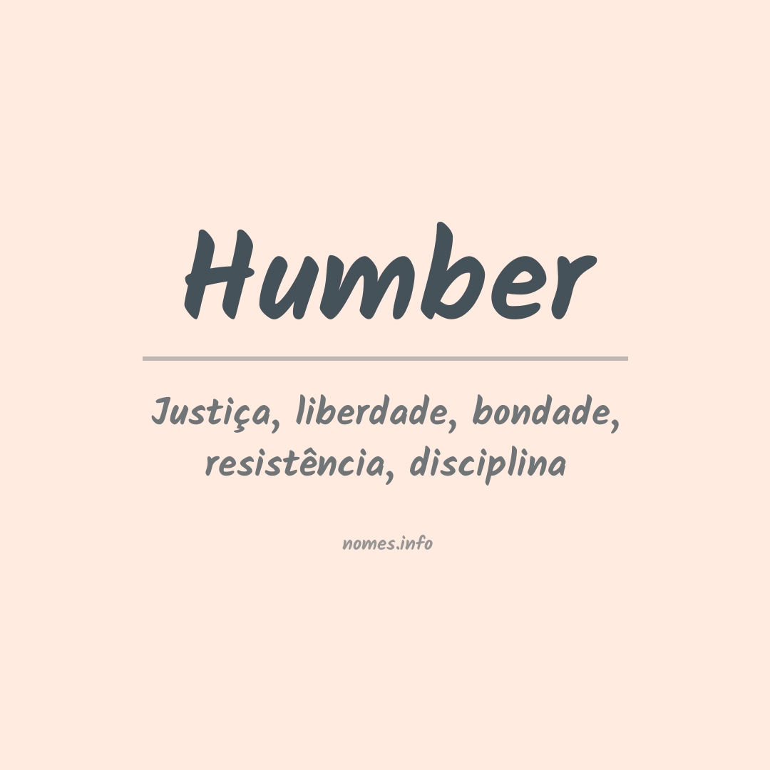 Significado do nome Humber