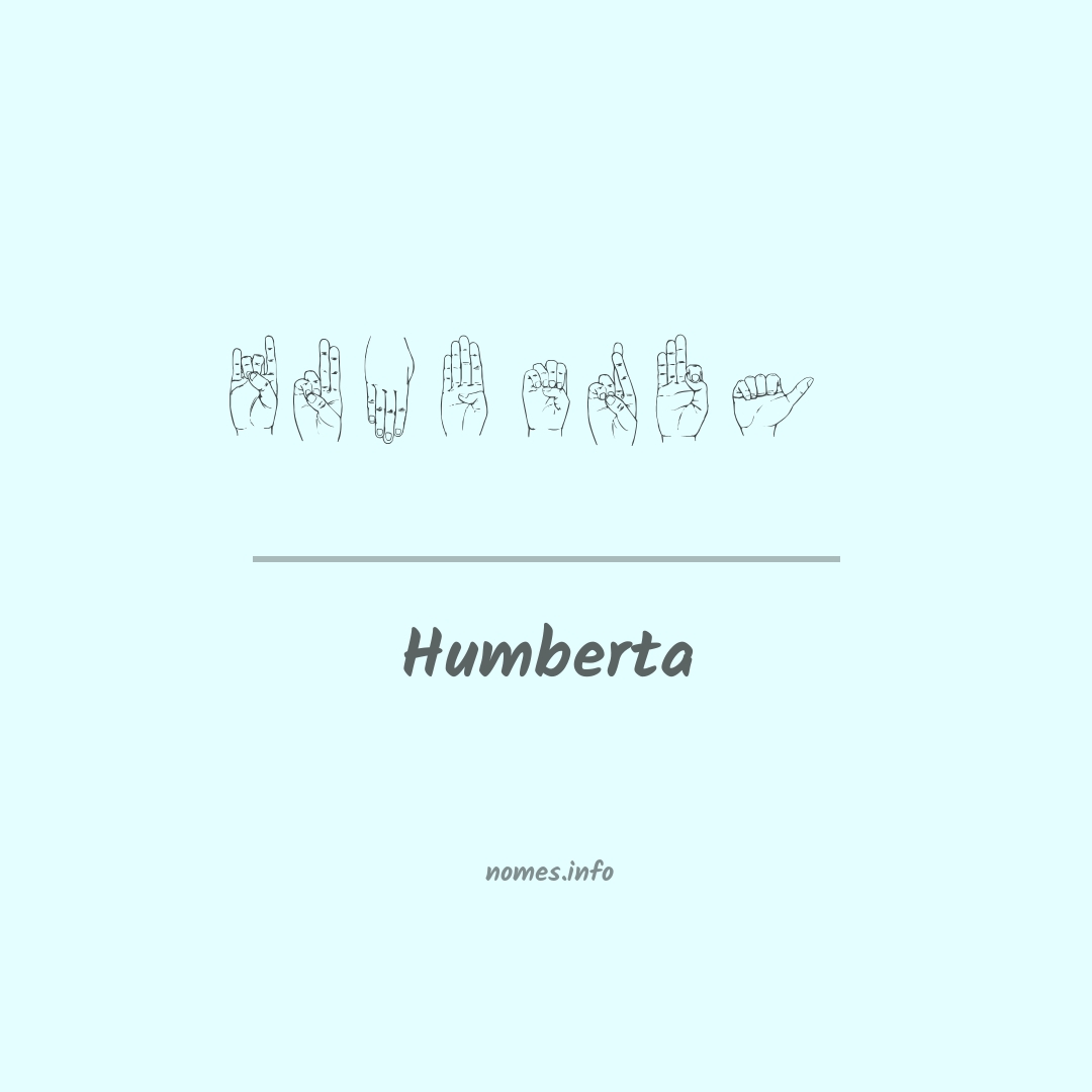 Humberta em Libras