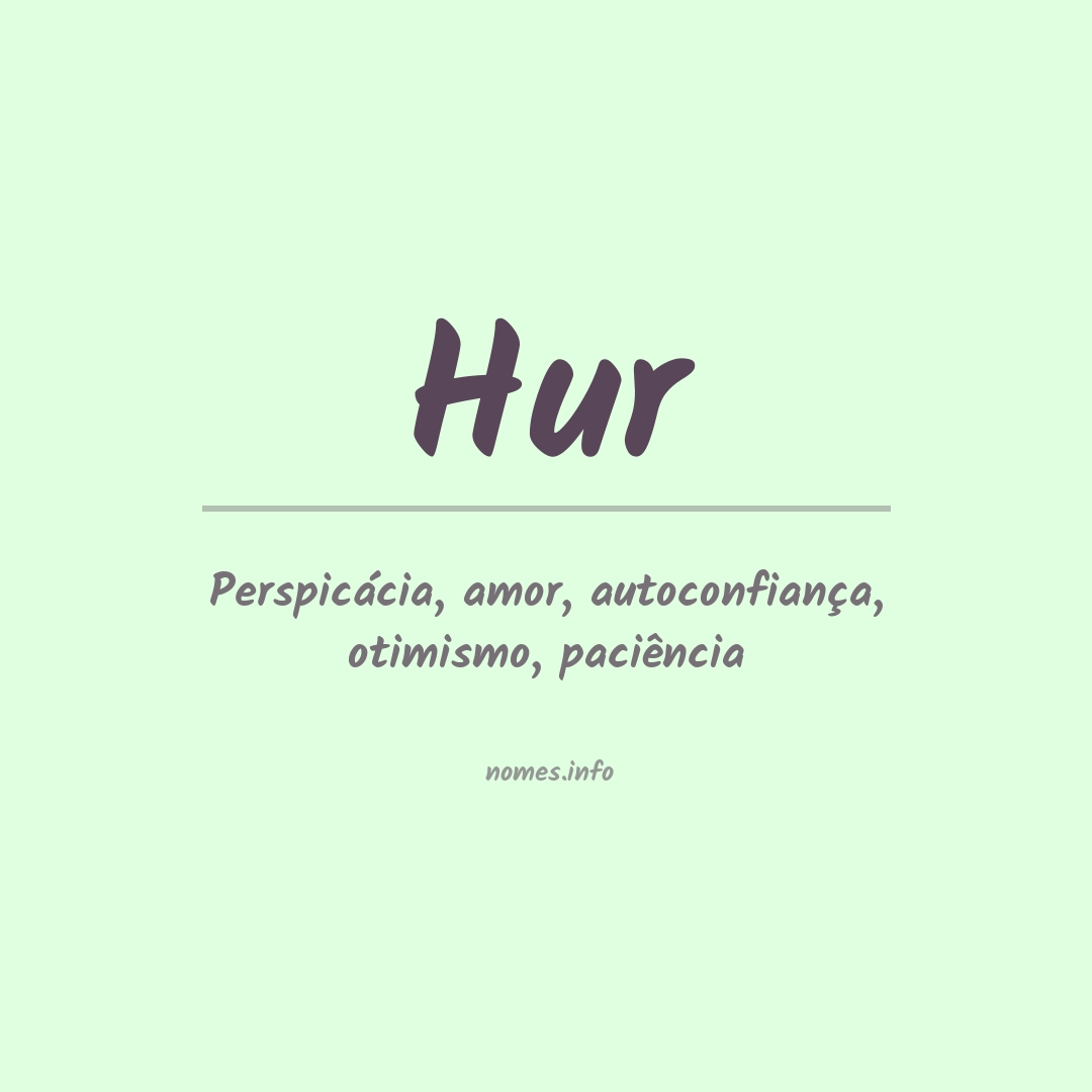 Significado do nome Hur