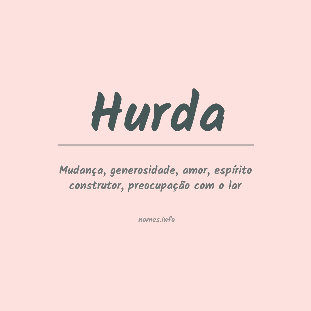 Significado do nome Hurda