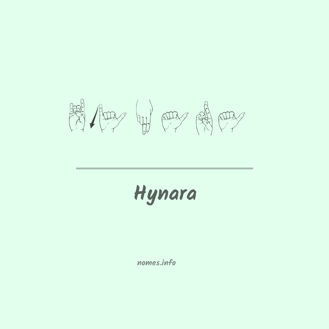 Hynara em Libras