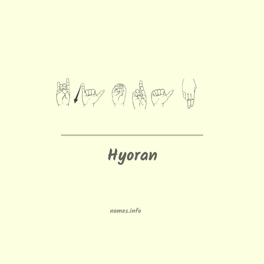 Hyoran em Libras