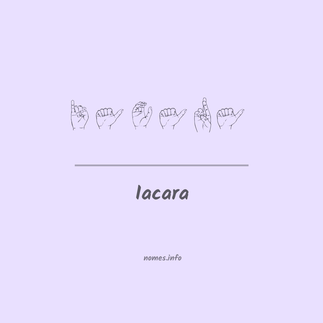 Iacara em Libras