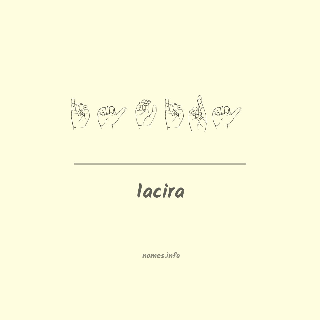 Iacira em Libras