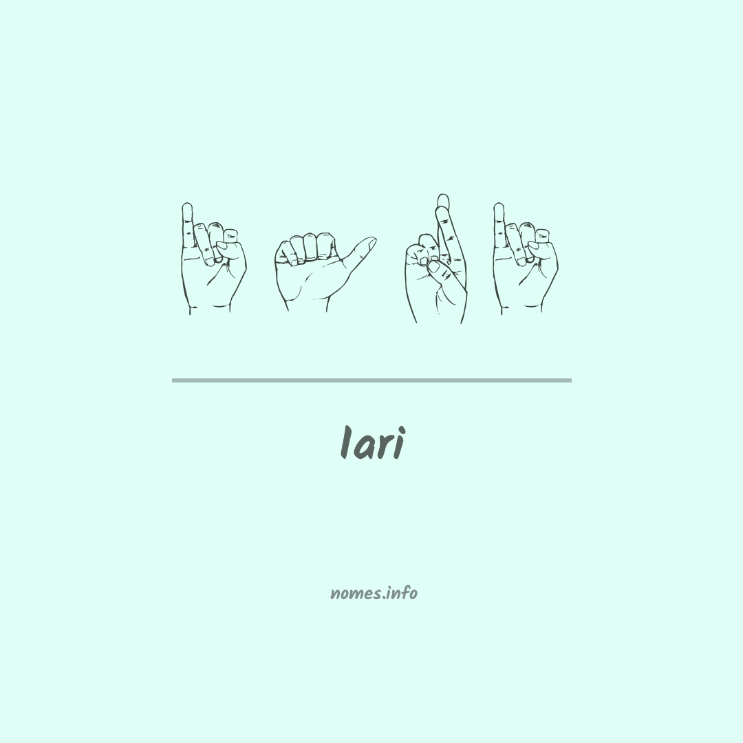 Iari em Libras