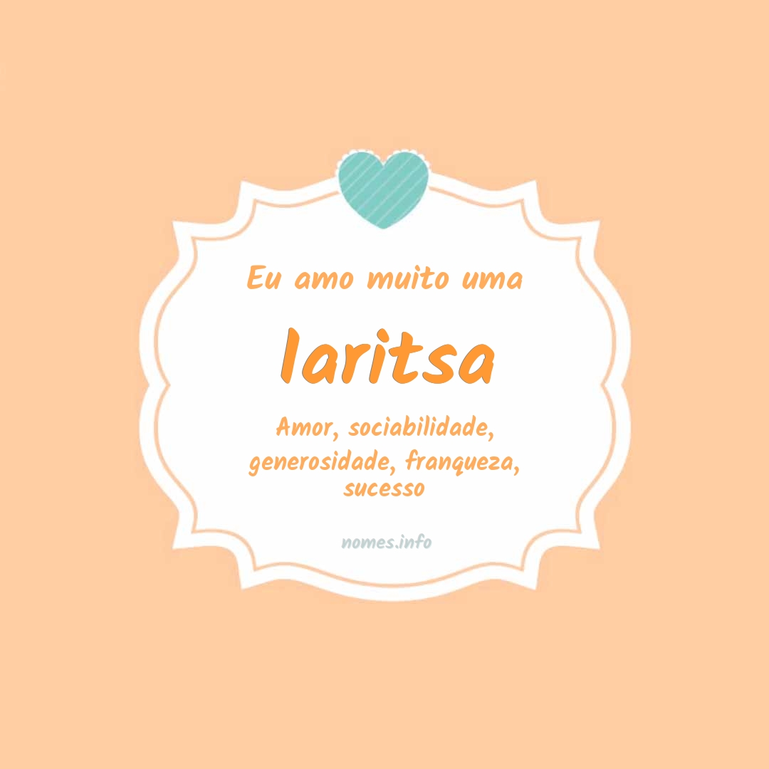 Eu amo muito Iaritsa