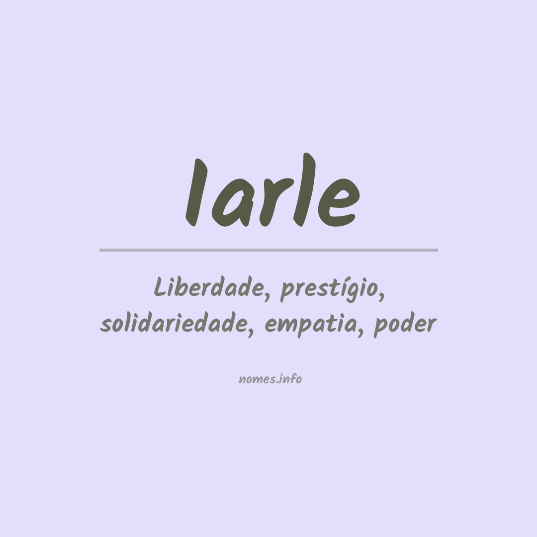 Significado do nome Iarle