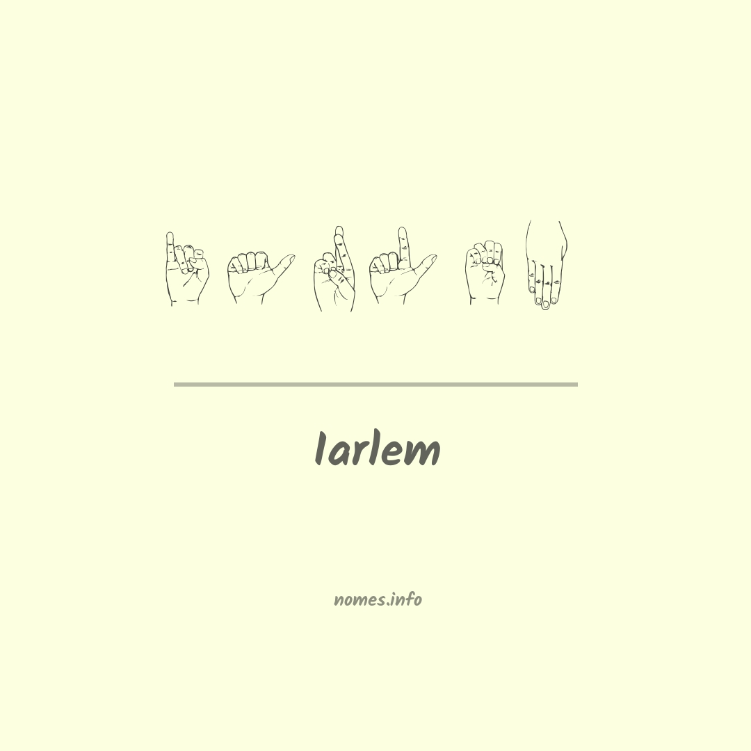 Iarlem em Libras