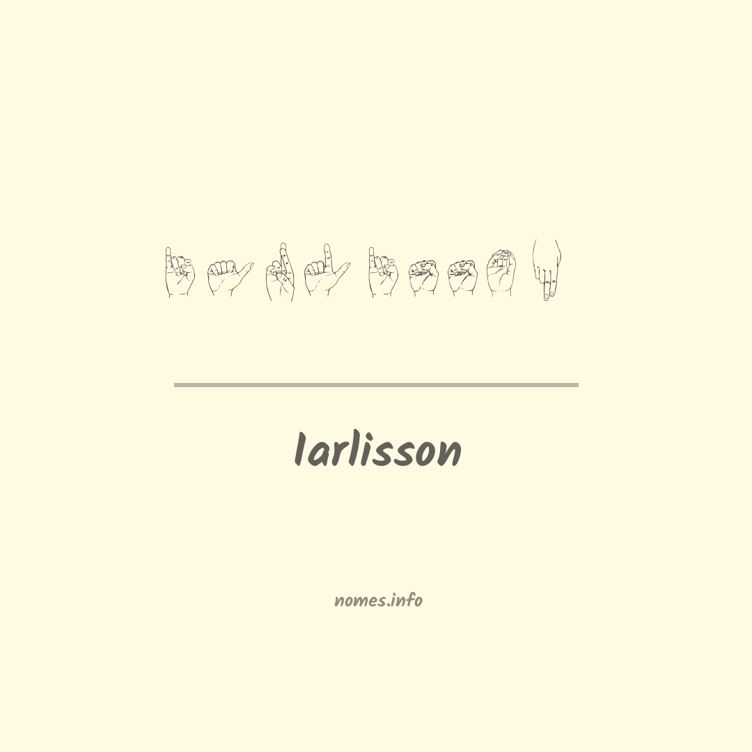 Iarlisson em Libras