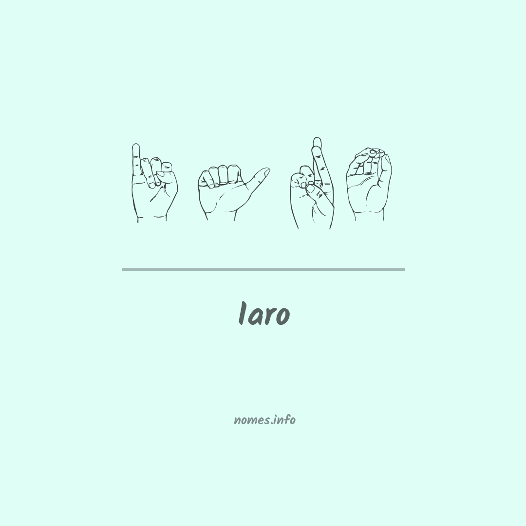 Iaro em Libras