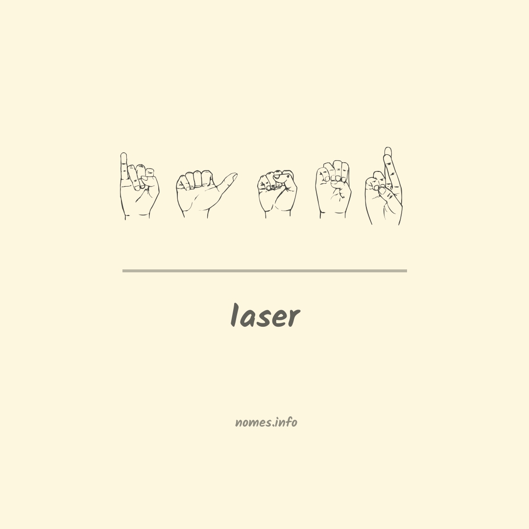 Iaser em Libras