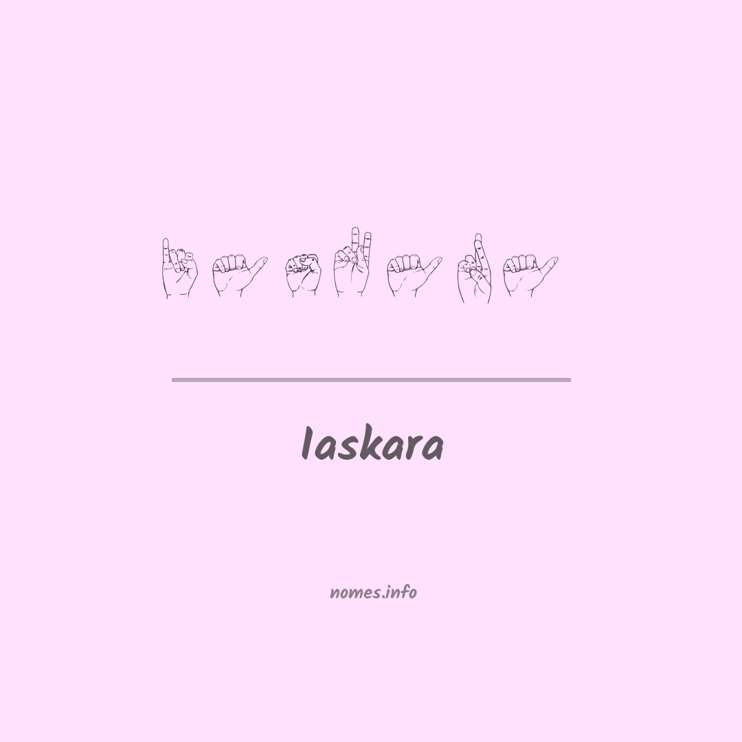Iaskara em Libras