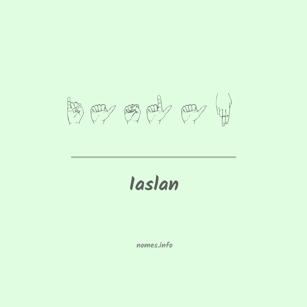 Iaslan em Libras Iaslan em Libras