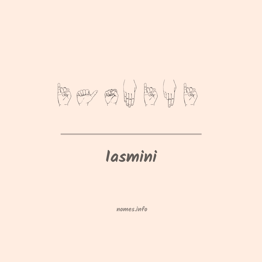 Iasmini em Libras