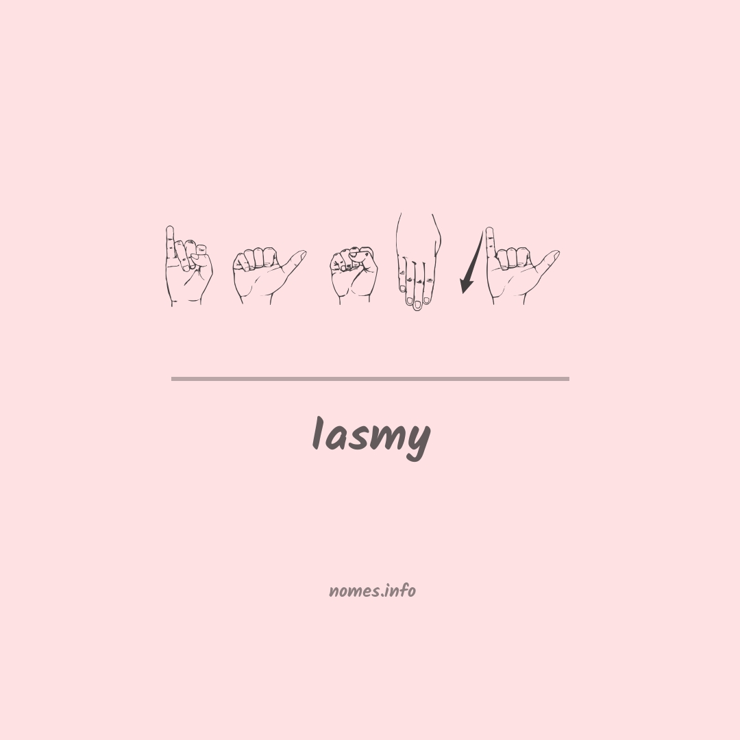 Iasmy em Libras