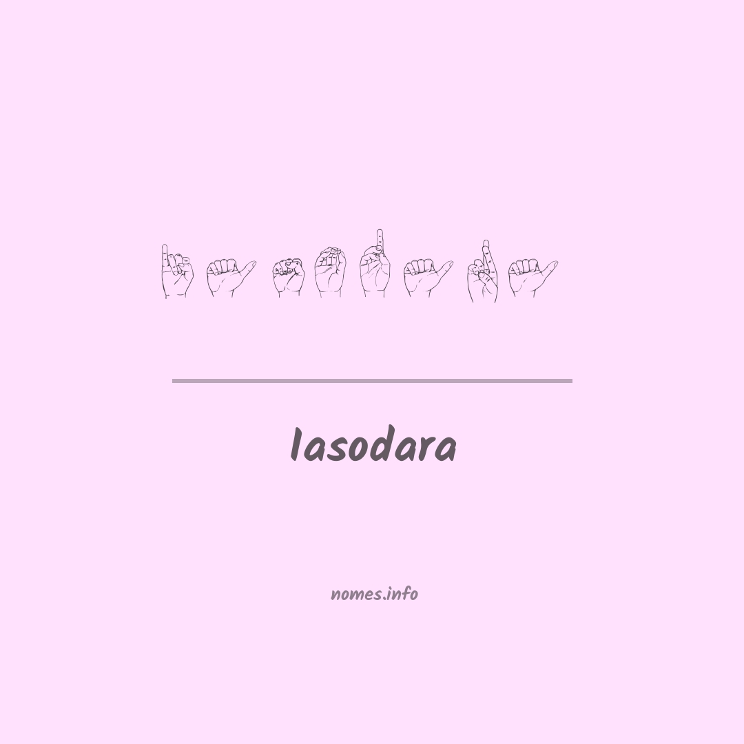 Iasodara em Libras