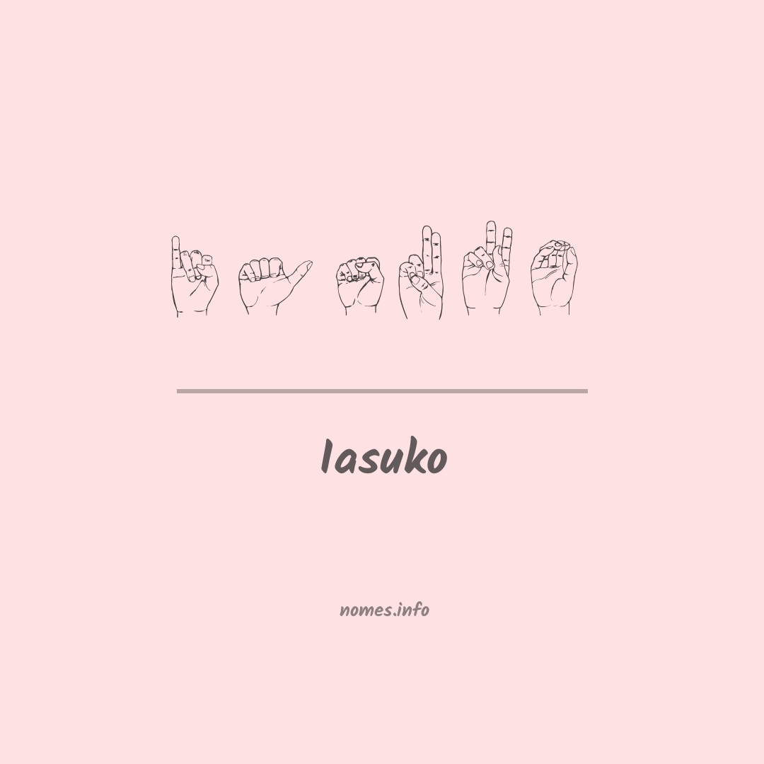 Iasuko em Libras