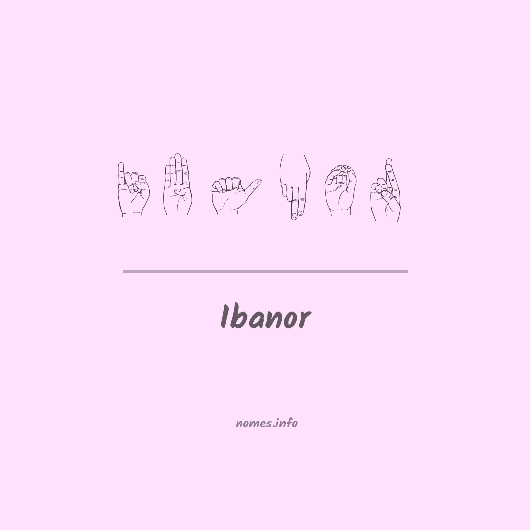 Ibanor em Libras