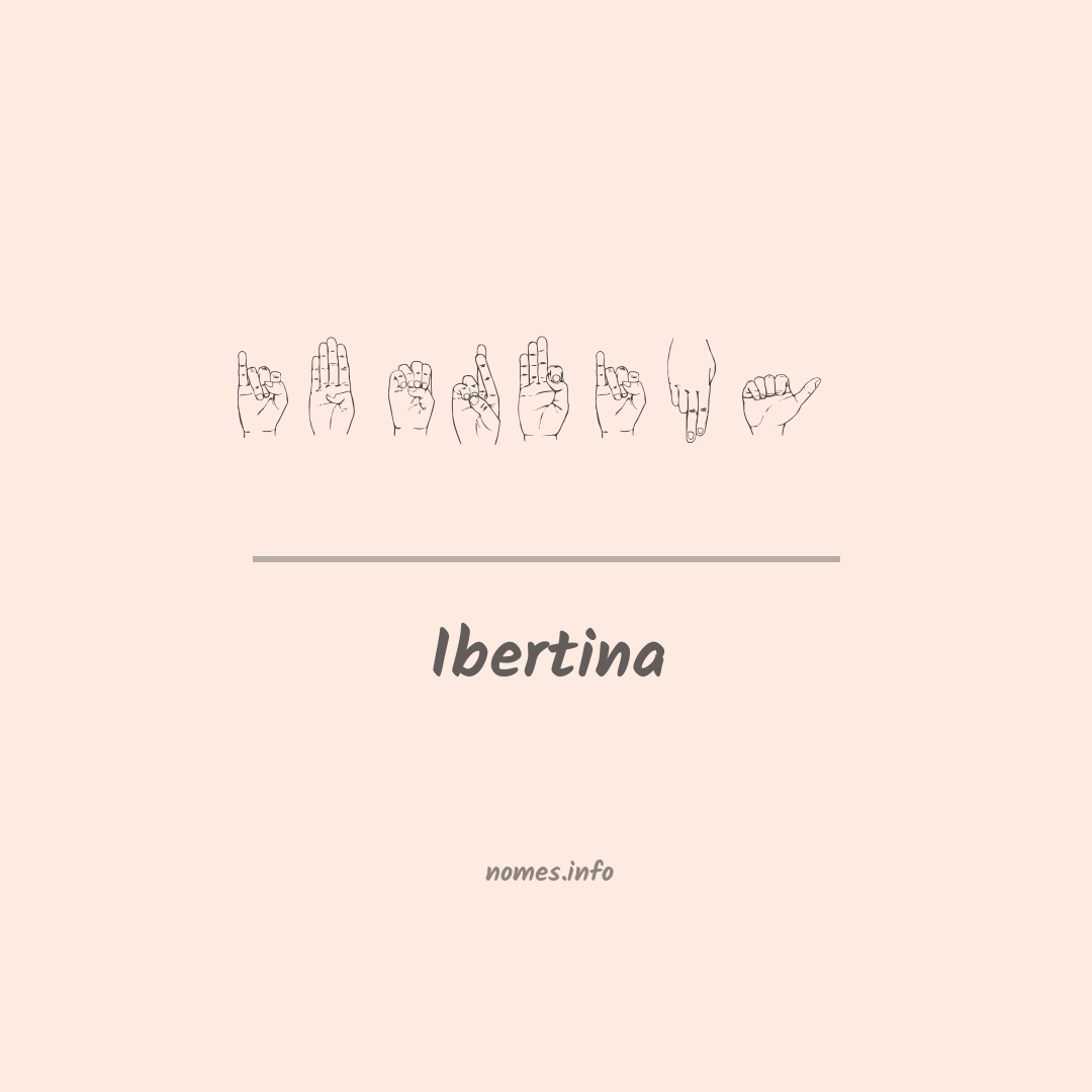 Ibertina em Libras