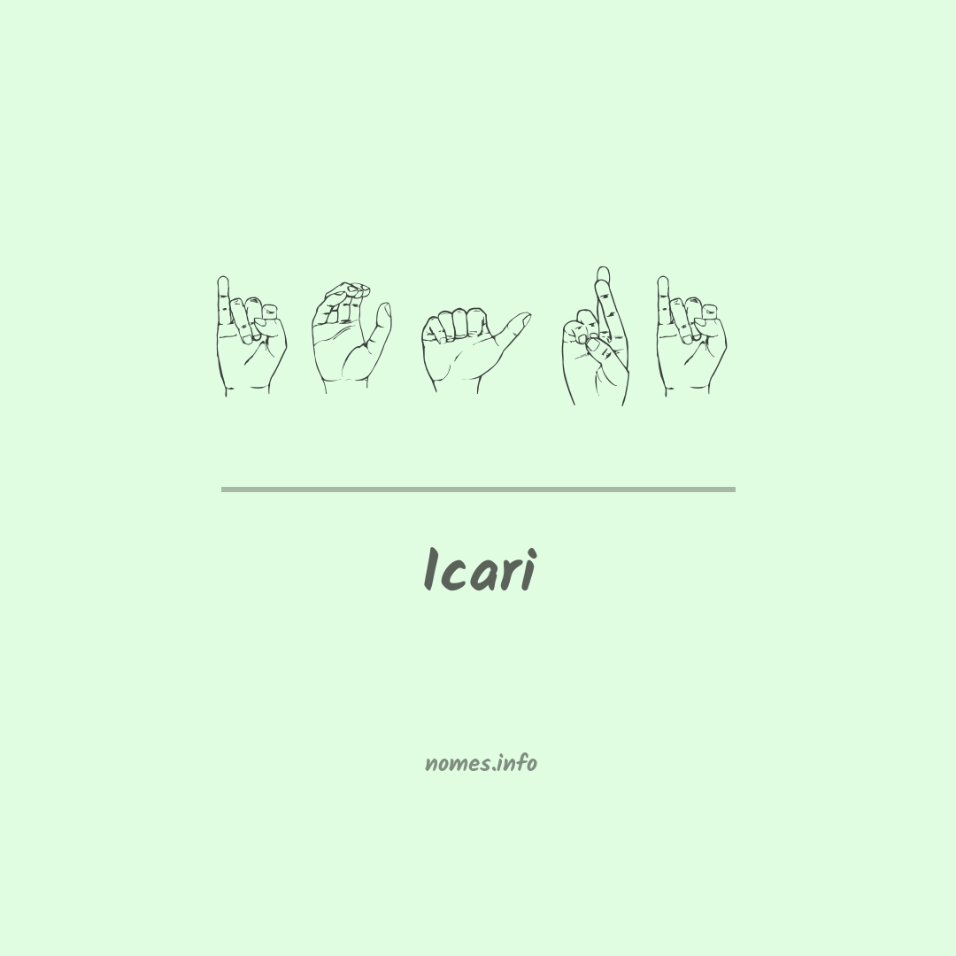Icari em Libras