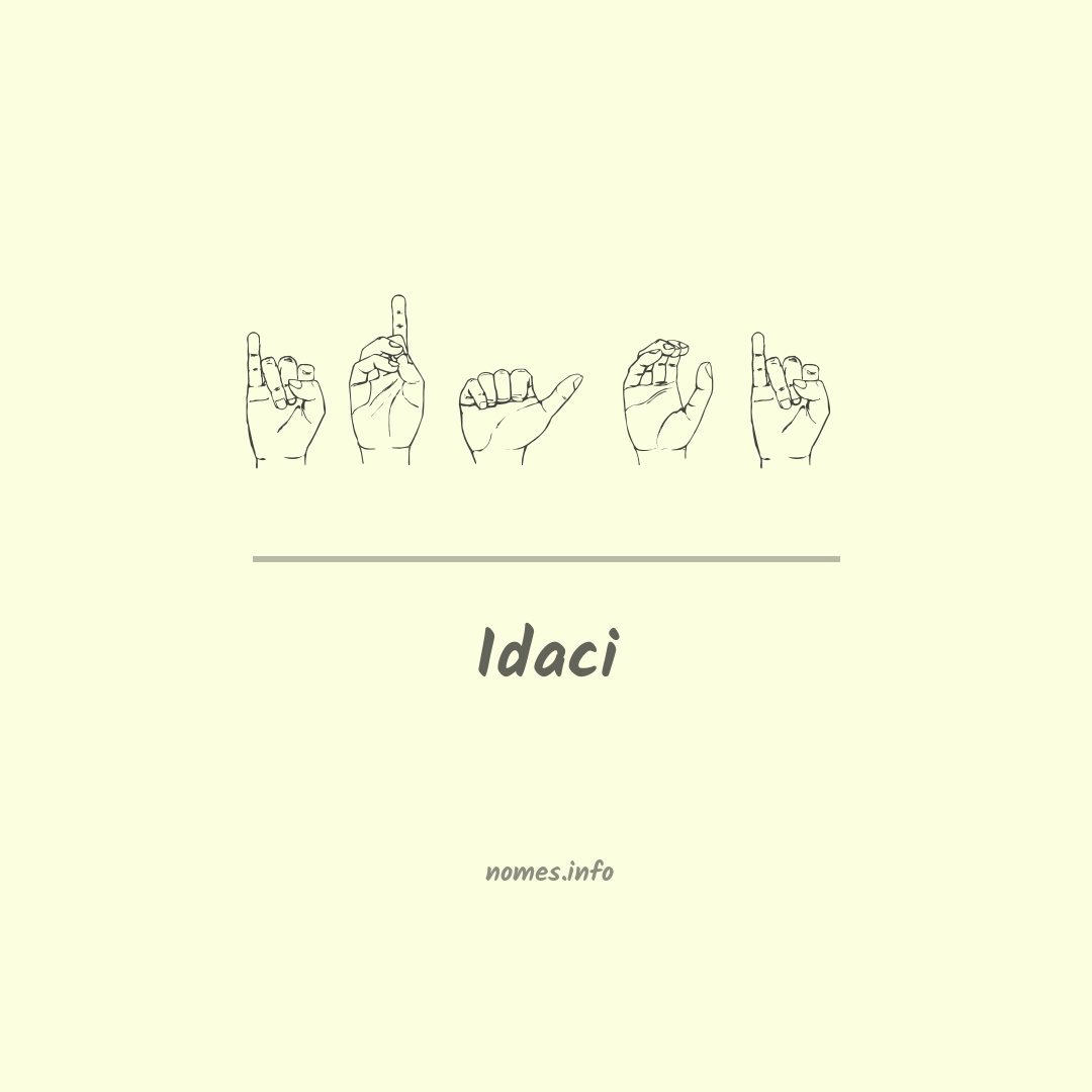 Idaci em Libras