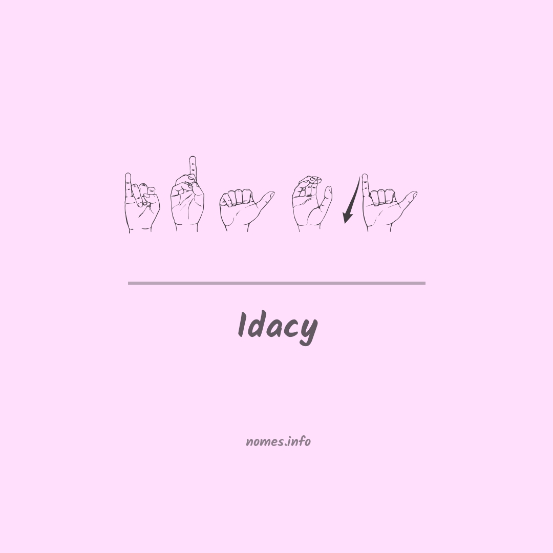 Idacy em Libras