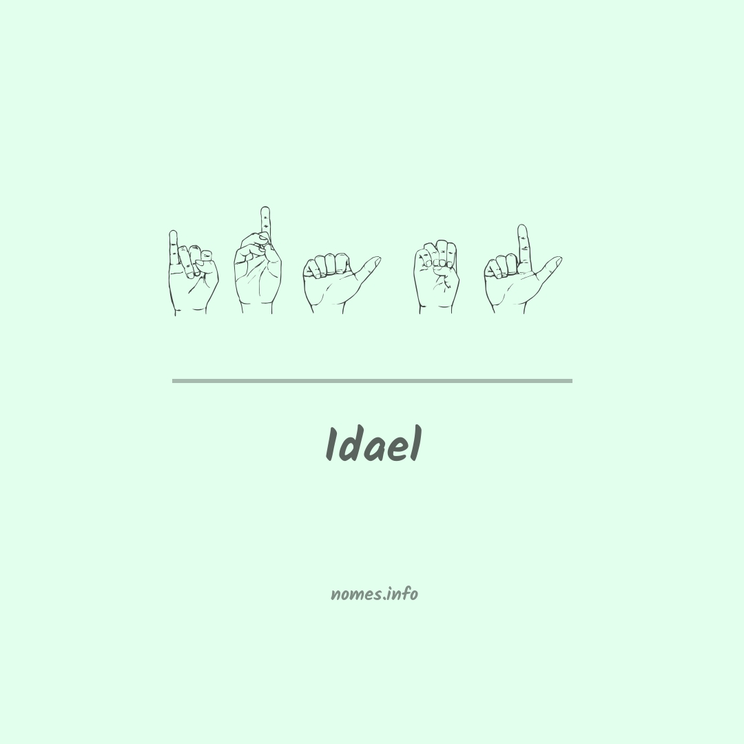 Idael em Libras