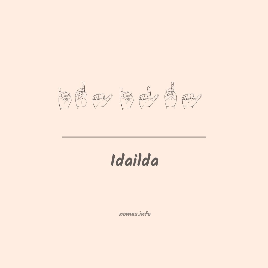 Idailda em Libras