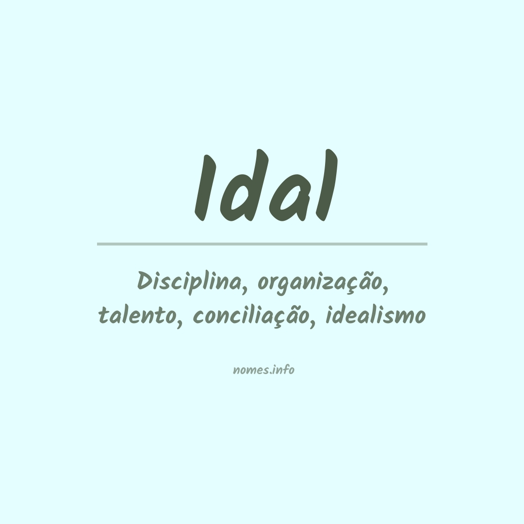 Significado do nome Idal