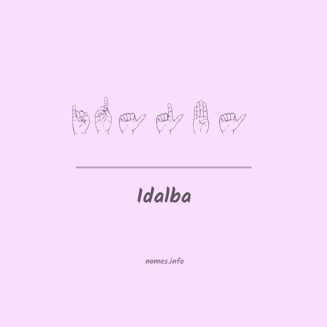 Idalba em Libras