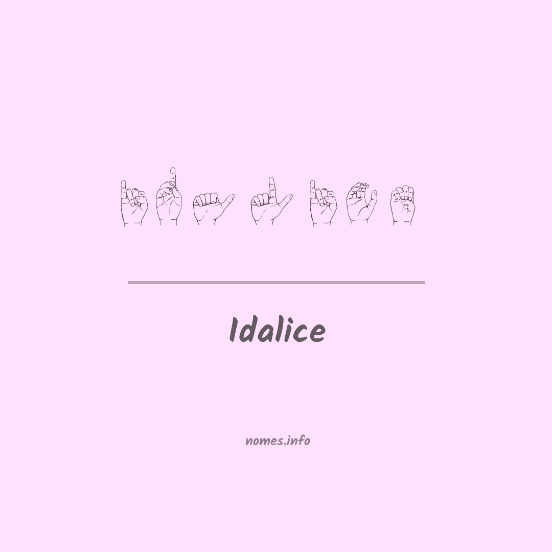 Idalice em Libras
