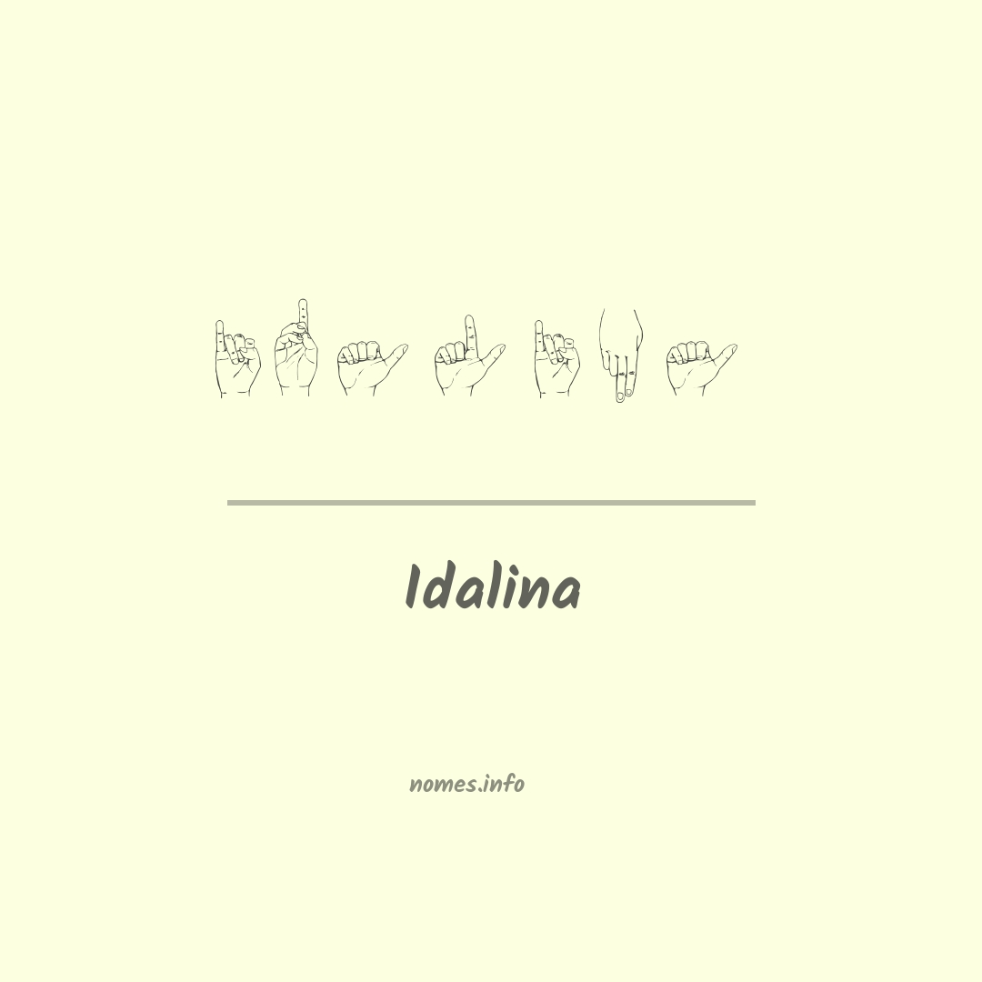 Idalina em Libras