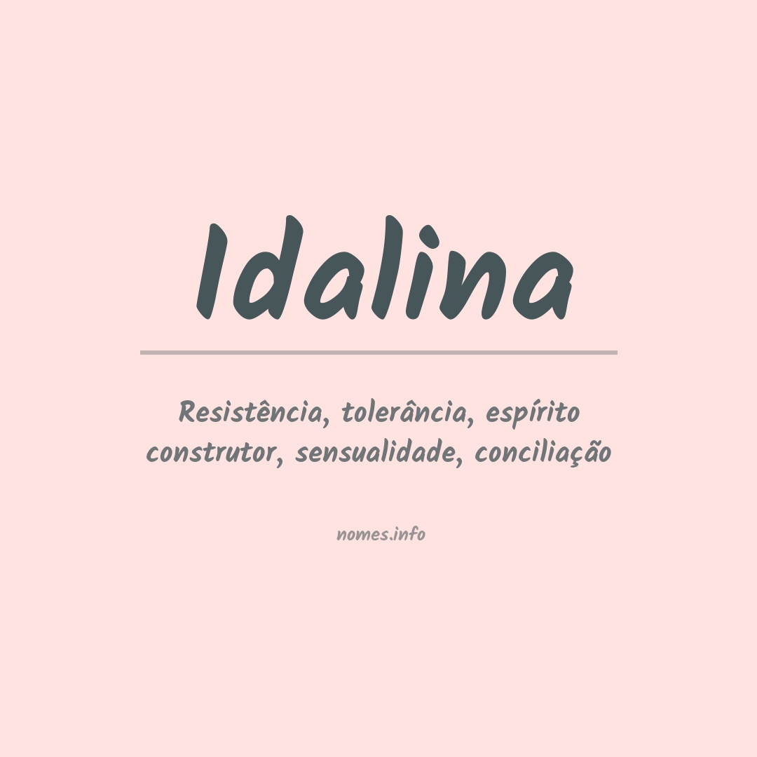 Significado do nome Idalina