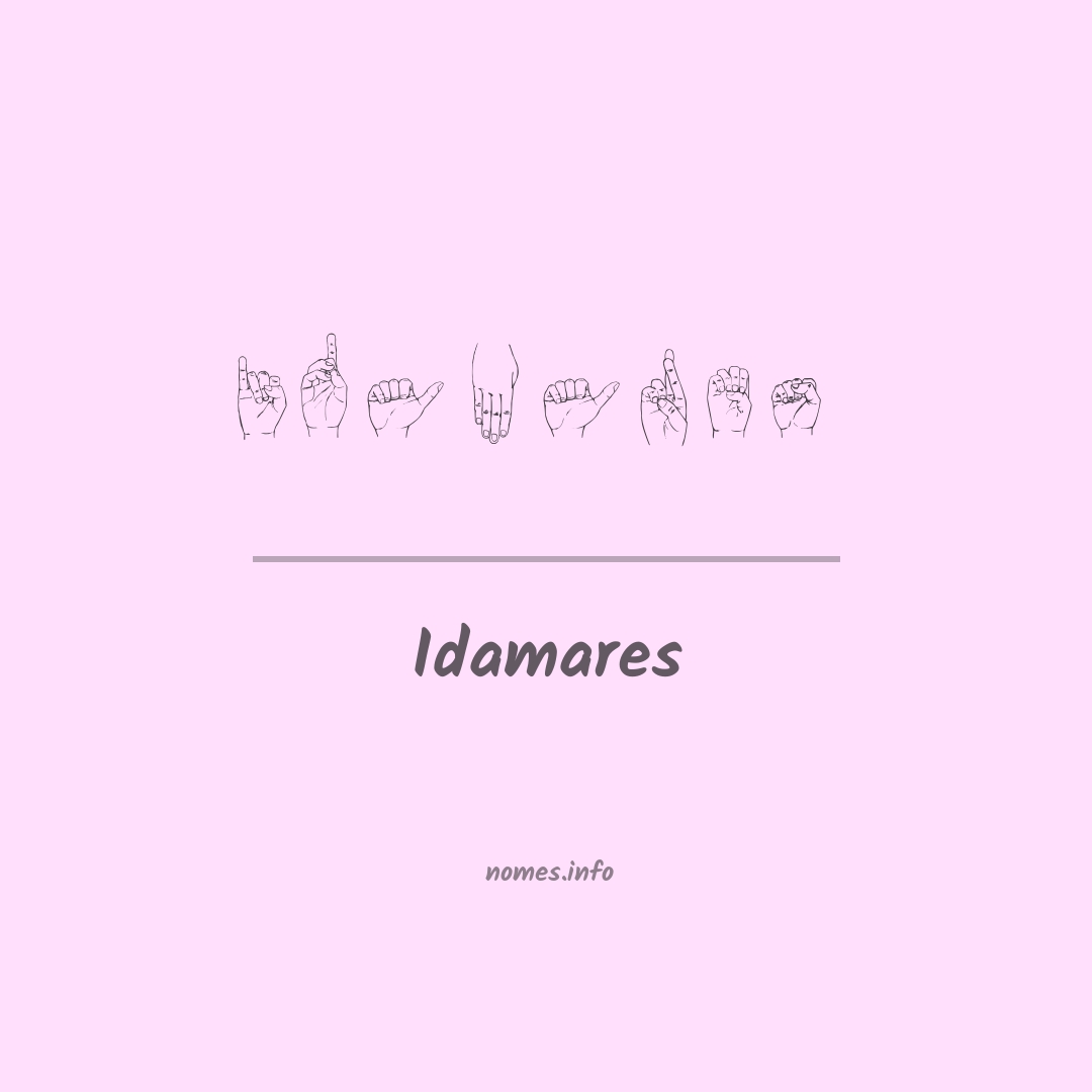 Idamares em Libras