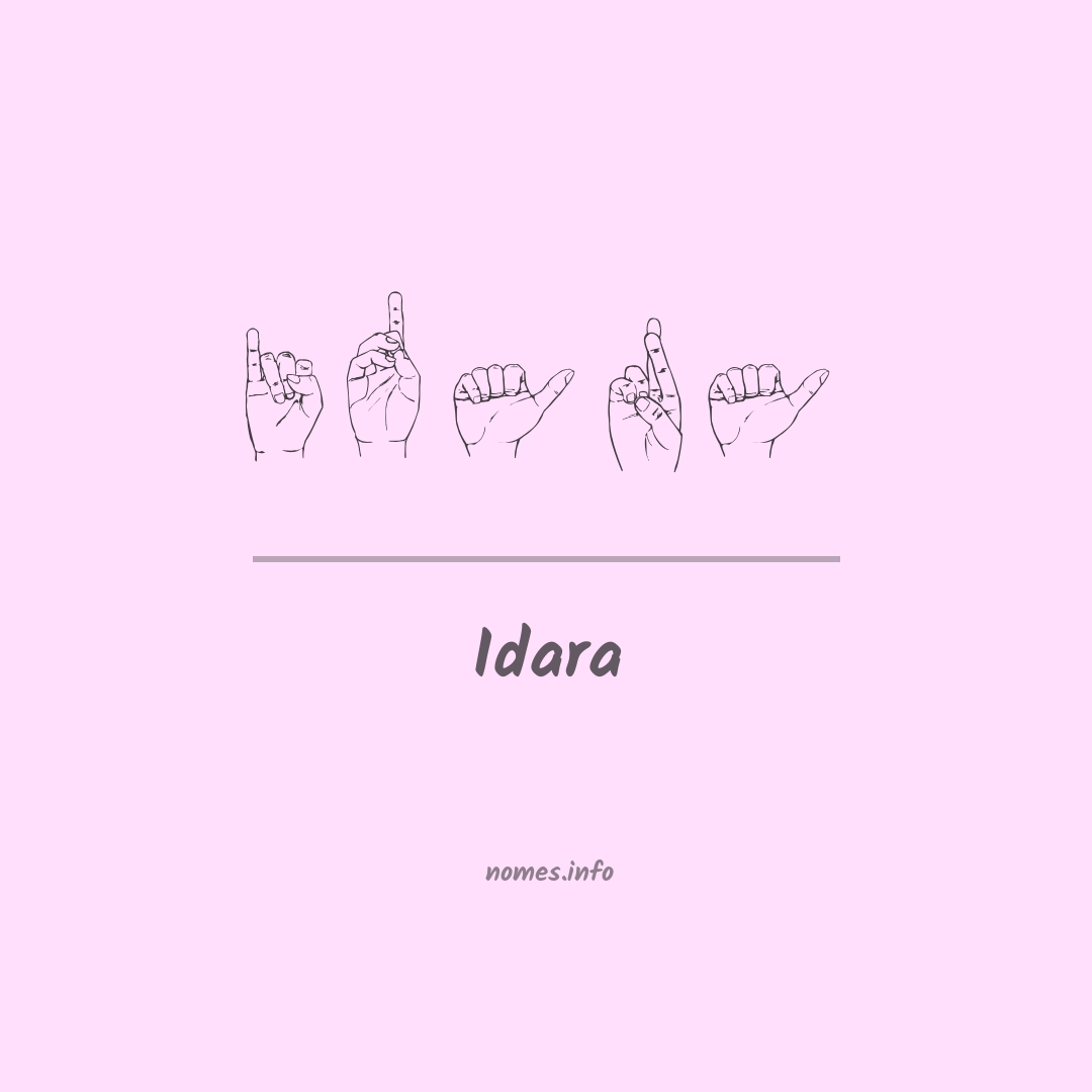 Idara em Libras