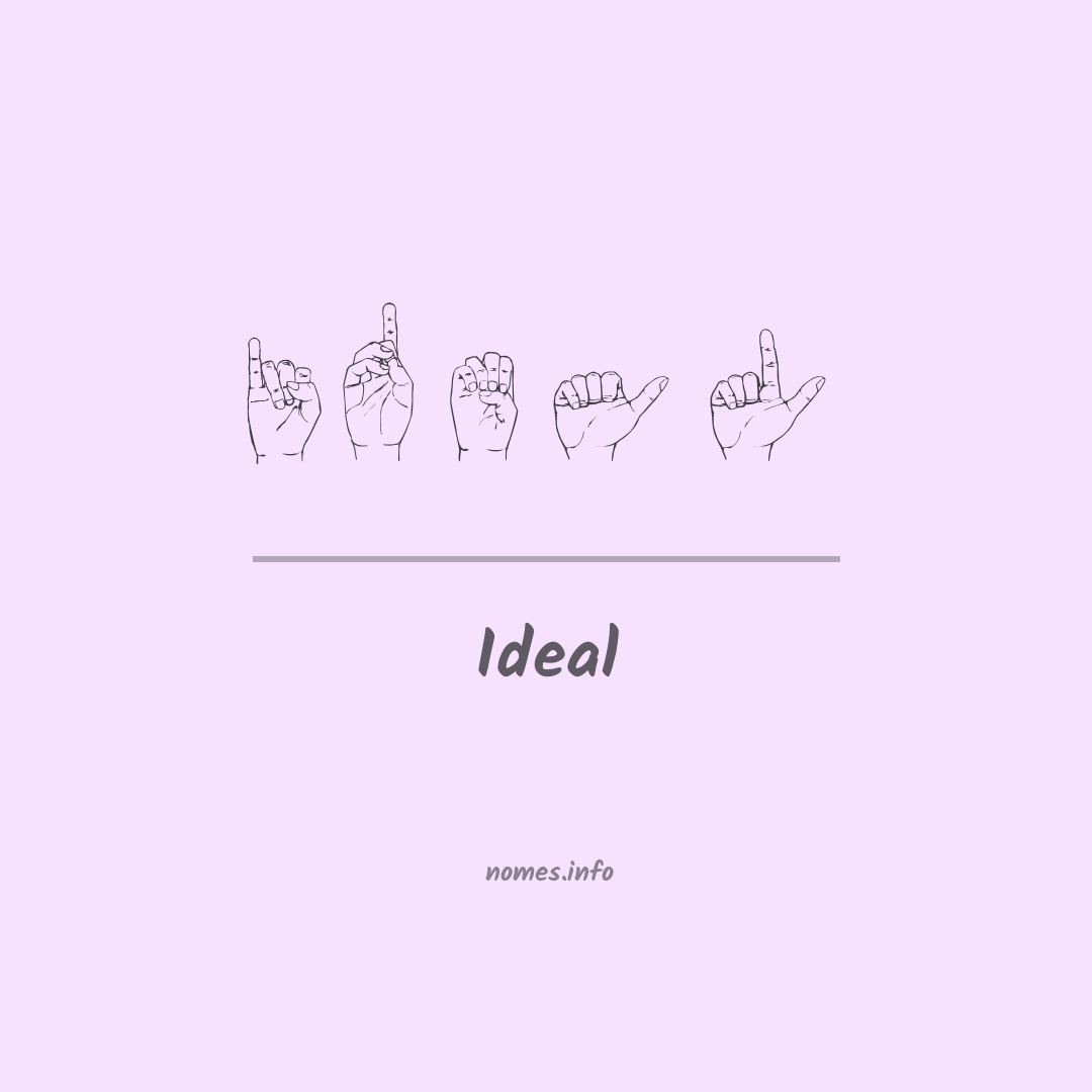 Ideal em Libras