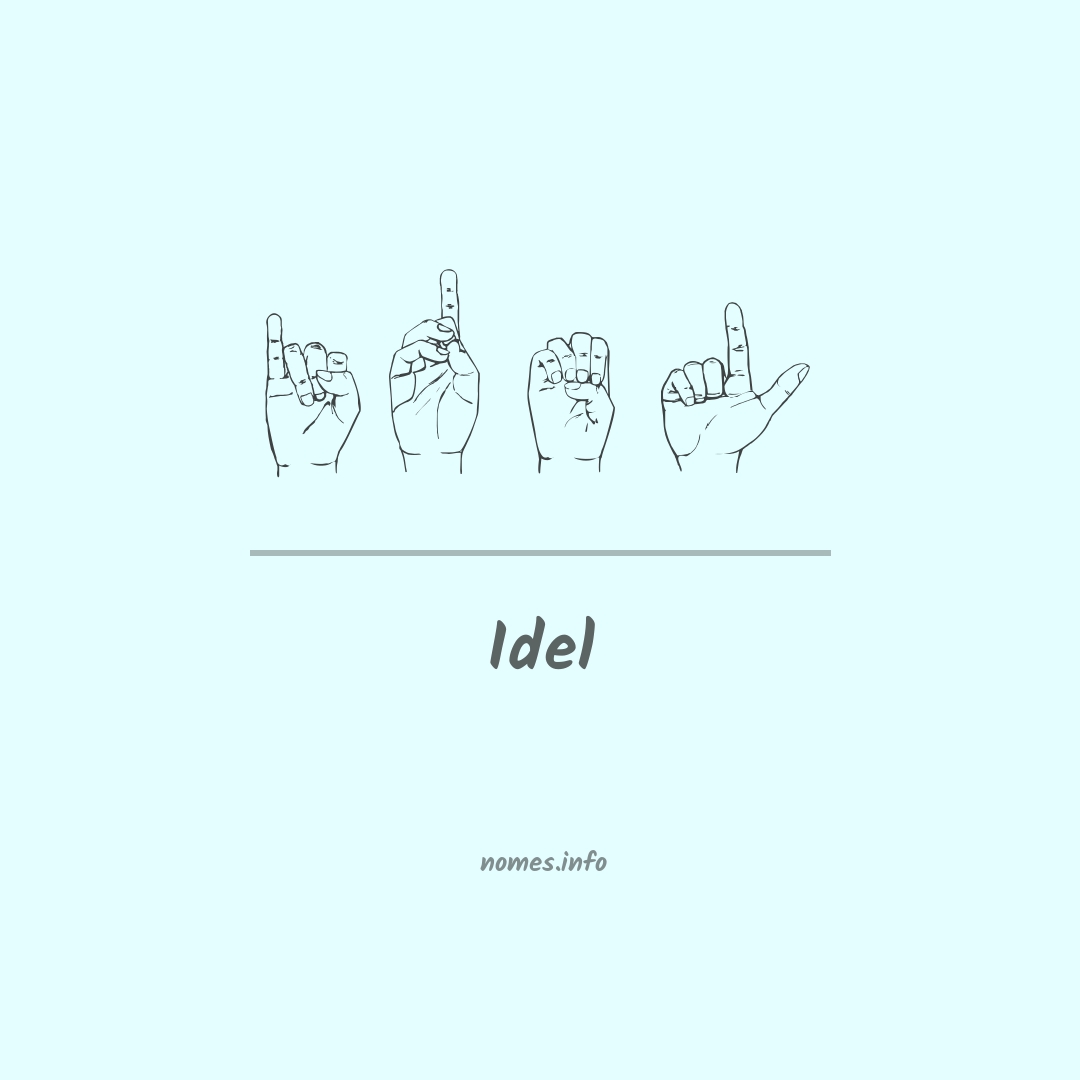 Idel em Libras