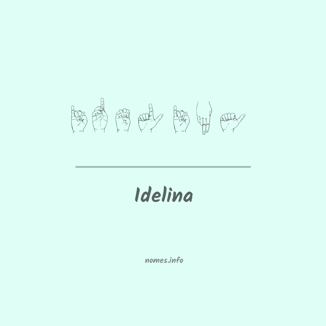 Idelina em Libras