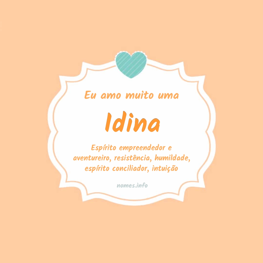 Eu amo muito Idina