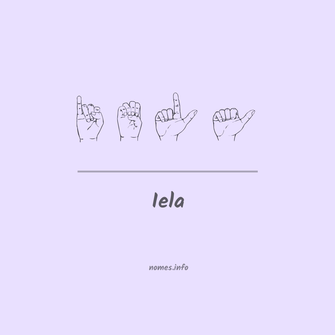 Iela em Libras