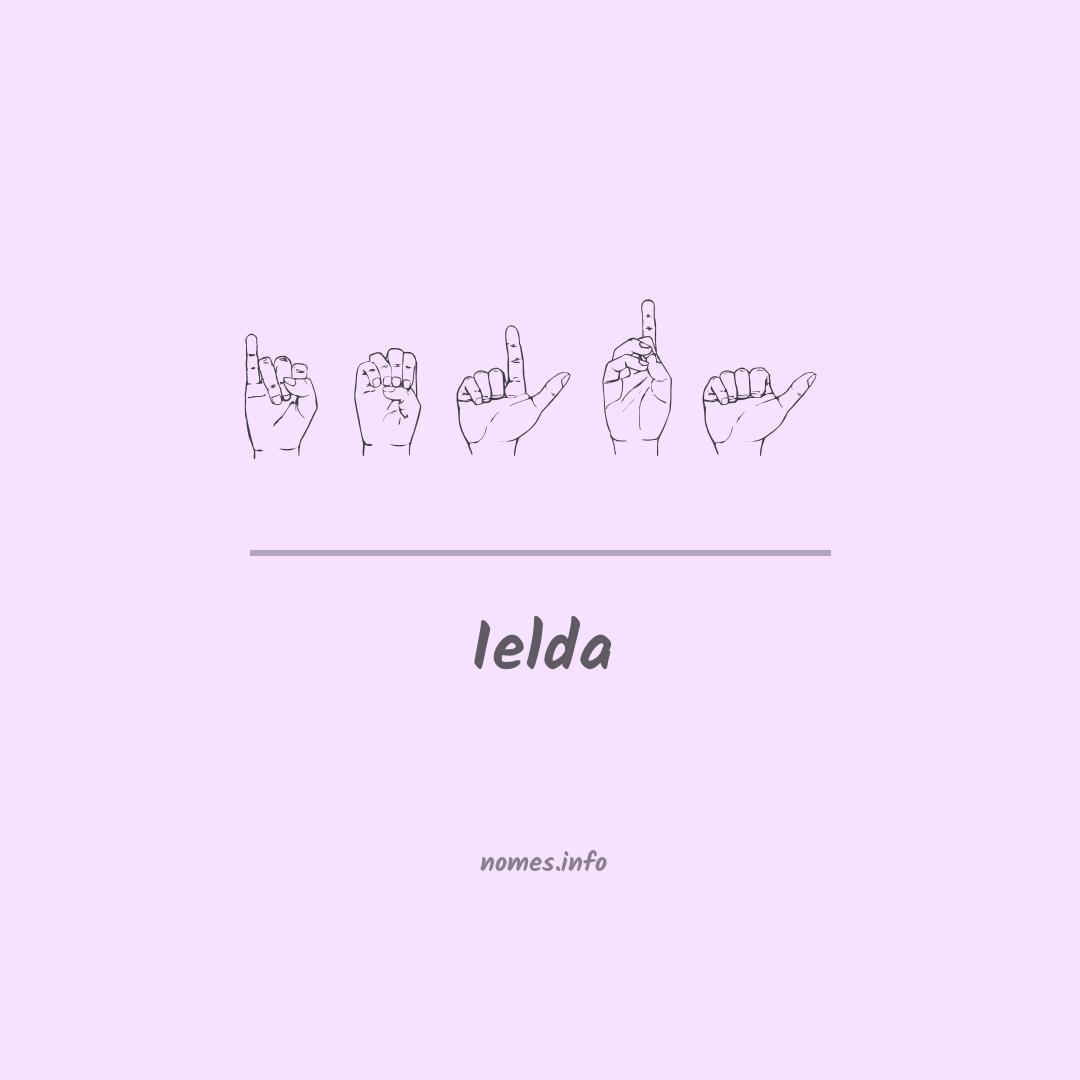 Ielda em Libras