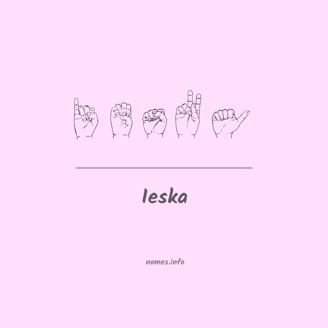 Ieska em Libras