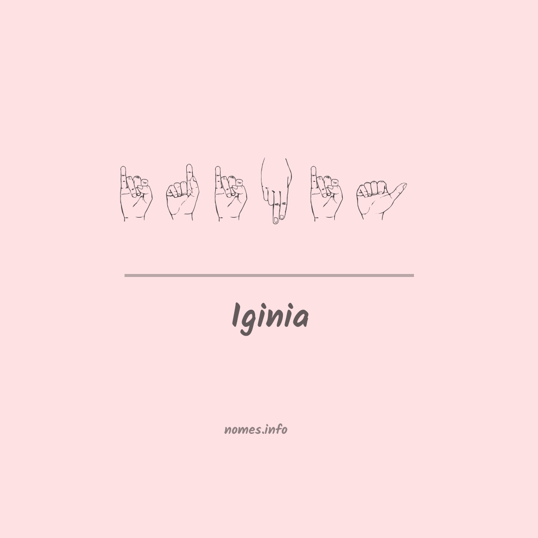Iginia em Libras