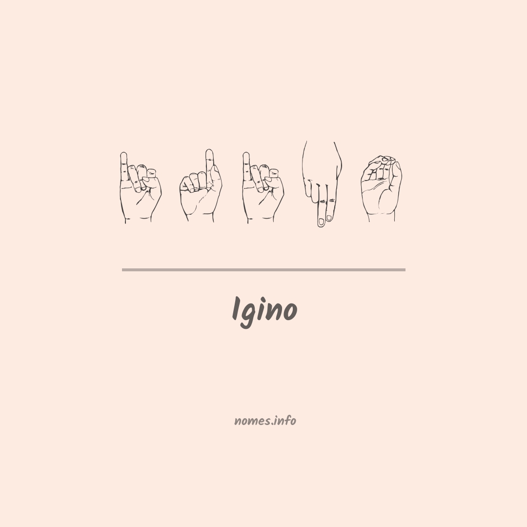 Igino em Libras